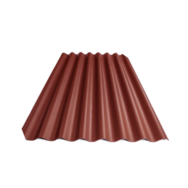 Värvitud eterniit laineplaat Eternit Agro punane 1750×1130 mm