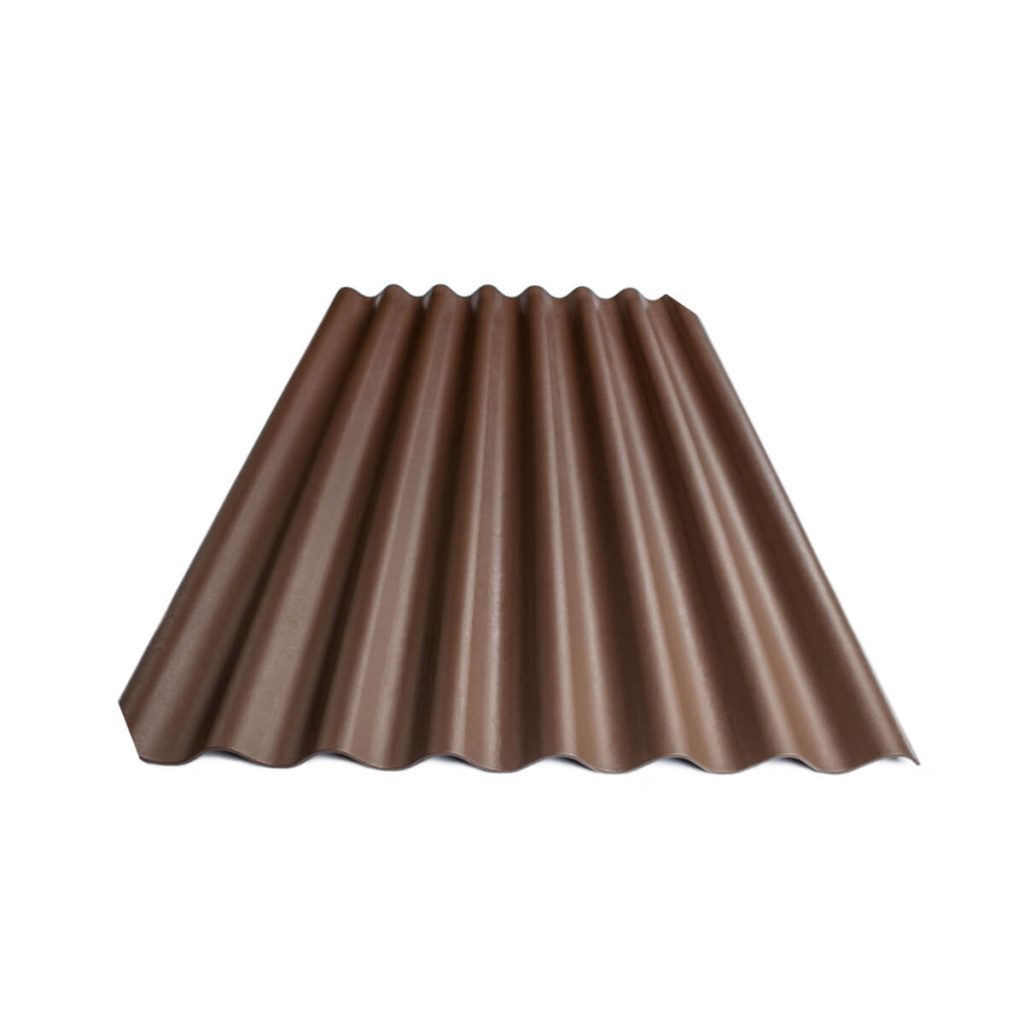 Värvitud eterniit laineplaat Eternit Agro pruun 1750×1130 mm