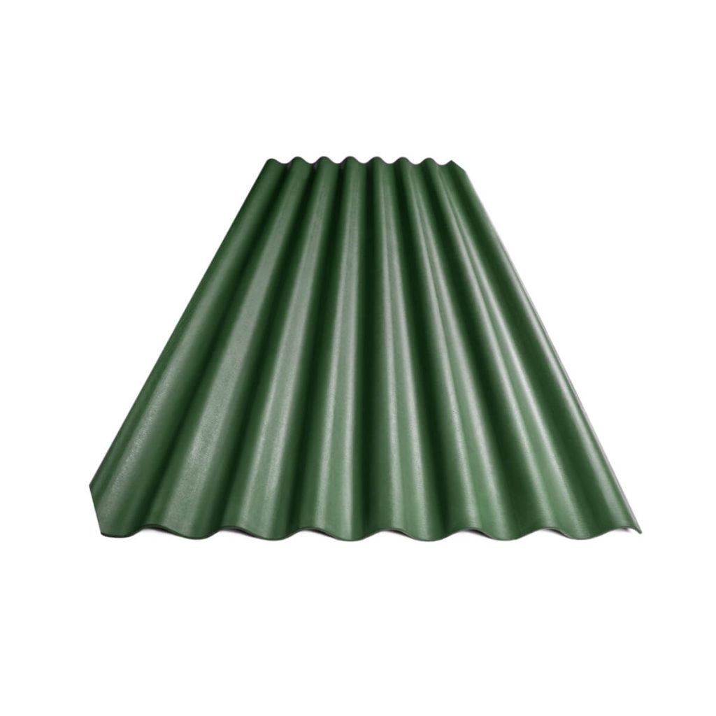 Värvitud eterniit laineplaat Eternit Agro XL roheline 2500×1130 mm