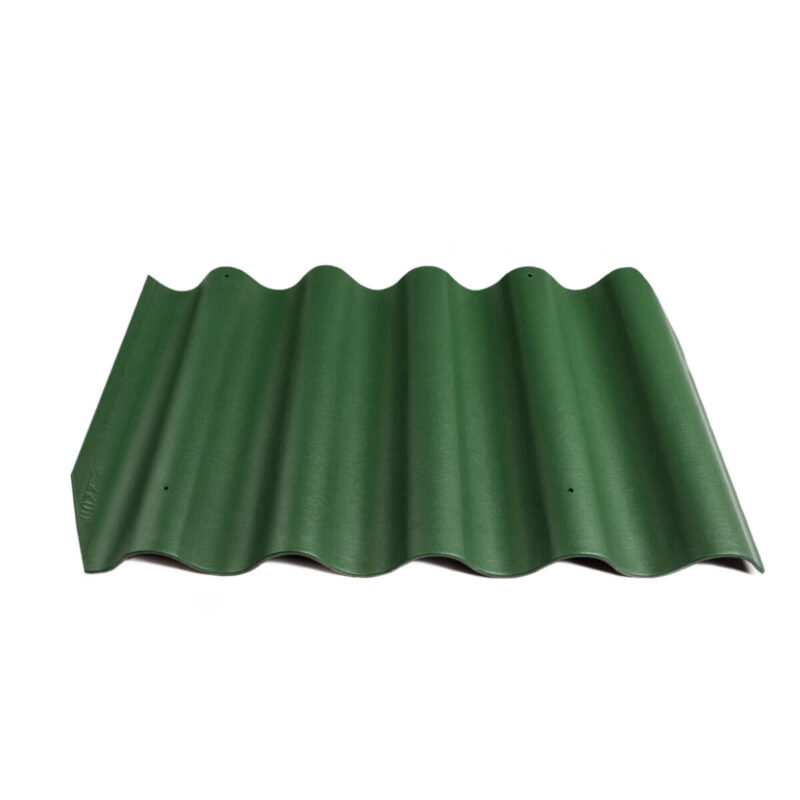Värvitud eterniit laineplaat Eternit Gotika roheline 585x920 mm