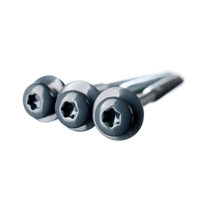 Isepuuriva otsaga Eternit laineplaadi kruvid 6,0 x 100 mm grafiit, 100 tk