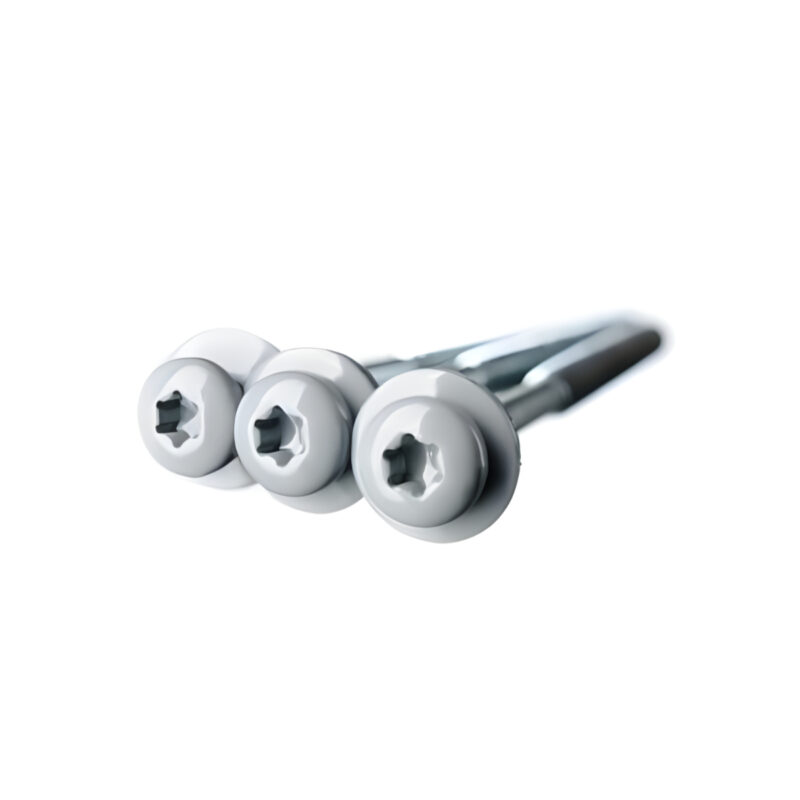 Isepuuriva otsaga Eternit laineplaadi kruvid 6,0 x 100 mm hall, 100 tk