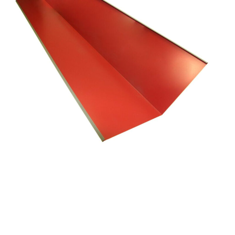 Värvitud tumepunane neeluplekk 2000 x 300 x 300 mm