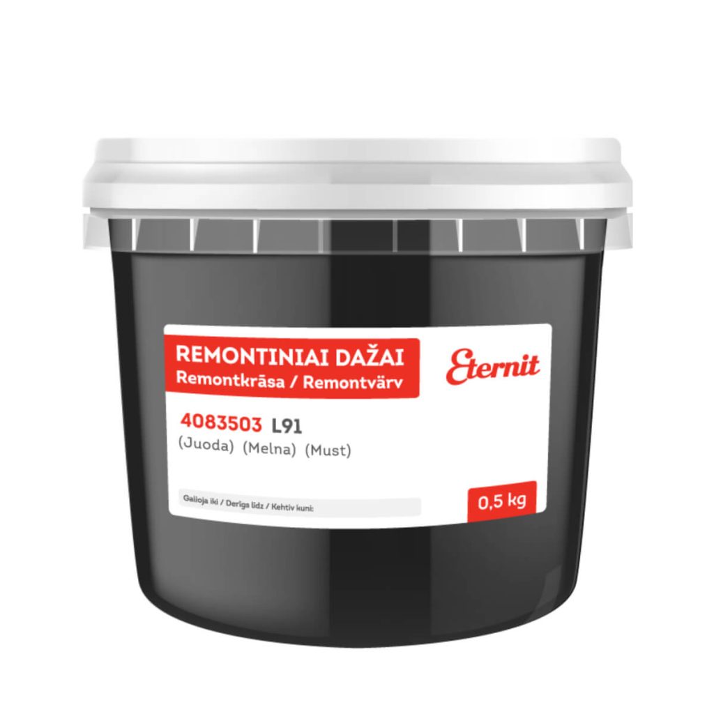 Parandusvärv Eternit must 0,5 kg