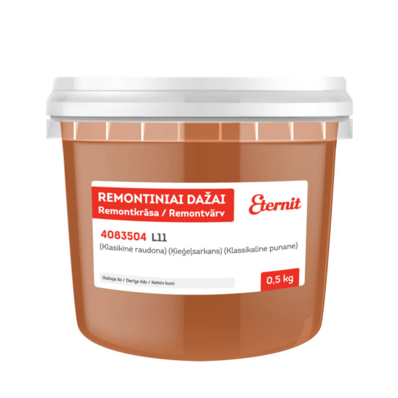 Parandusvärv Eternit tellisepunane 0,5 kg